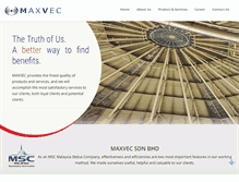 Tablet Screenshot of maxvec.com